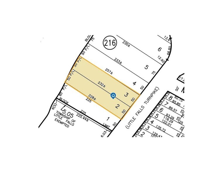 273 Paterson Ave, Little Falls, NJ à vendre - Plan cadastral – Image 3 sur 3