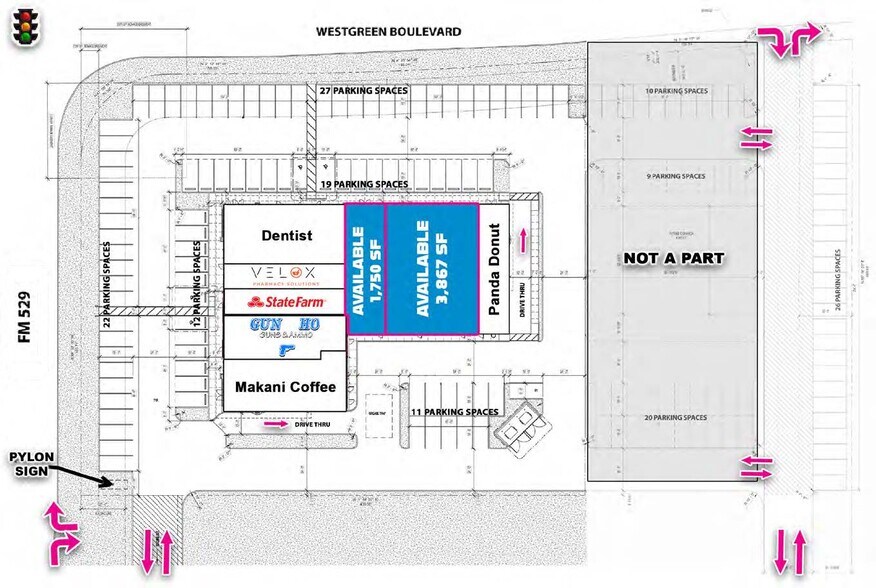 21350 FM 529, Cypress, TX à louer - Plan de site – Image 3 sur 4