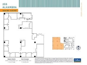 255 Alhambra Cir, Coral Gables, FL à louer Plan d’étage– Image 1 sur 1