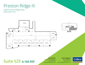 3460 Preston Ridge Rd, Alpharetta, GA à louer Plan d’étage– Image 1 sur 1