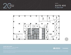 20 N Clark St, Chicago, IL à louer Plan d’étage– Image 1 sur 1