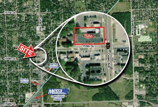 15460 S Cicero Ave, Oak Forest, IL à vendre - Aérien – Image 3 sur 5
