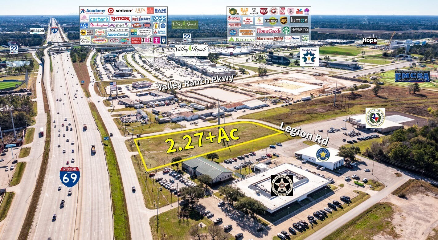 21195 Legion Rd, New Caney, TX à vendre Aérien– Image 1 sur 13