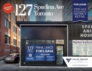 Plus de détails pour 127 Spadina Av, Toronto, ON - Local commercial à louer