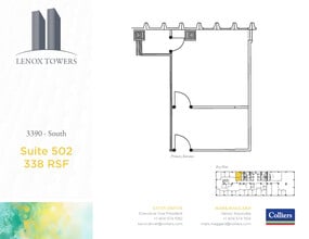 3400 Peachtree Rd NE, Atlanta, GA à louer Plan d’étage– Image 1 sur 1