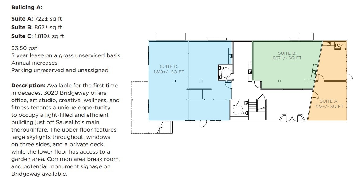 3020 Bridgeway, Sausalito, CA à louer Photo intérieure– Image 1 sur 1