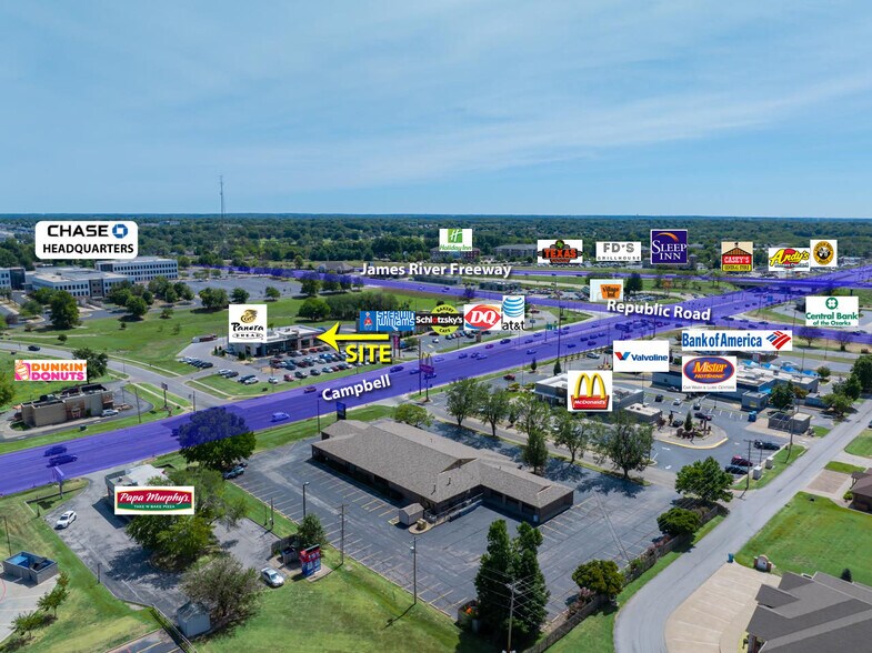 4100 S Campbell Ave, Springfield, MO à louer - Photo de l’immeuble – Image 2 sur 8