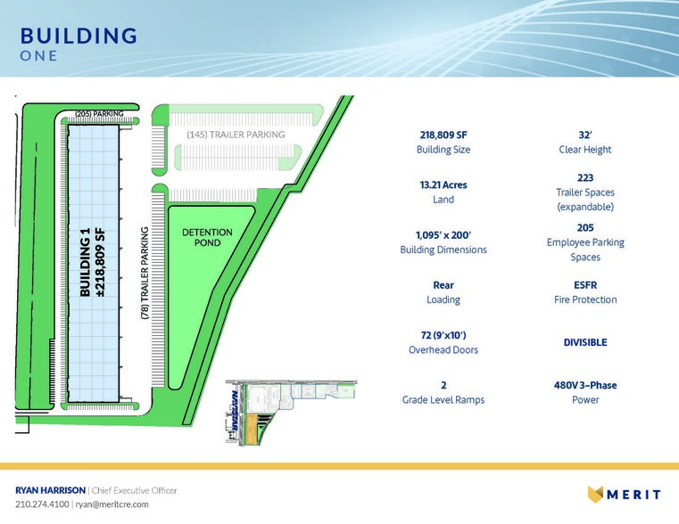 Innovation Industrial Park, San Antonio, TX à louer - Plan de site – Image 3 sur 3