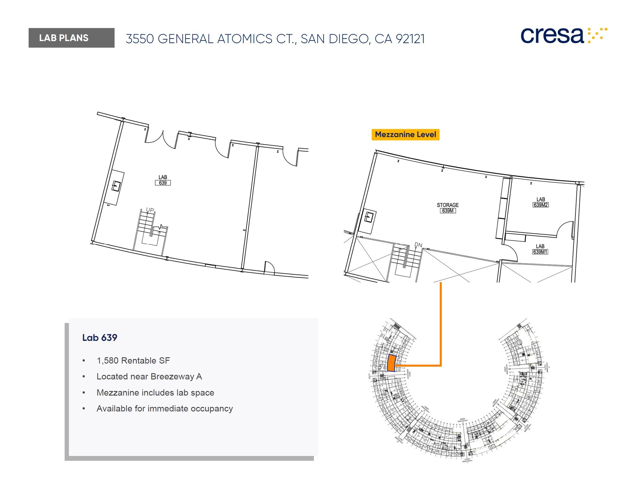 3550 General Atomics Ct, San Diego, CA à louer Plan d’étage– Image 1 sur 1