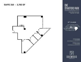 18383 Preston Rd, Dallas, TX à louer Plan d’étage– Image 1 sur 5