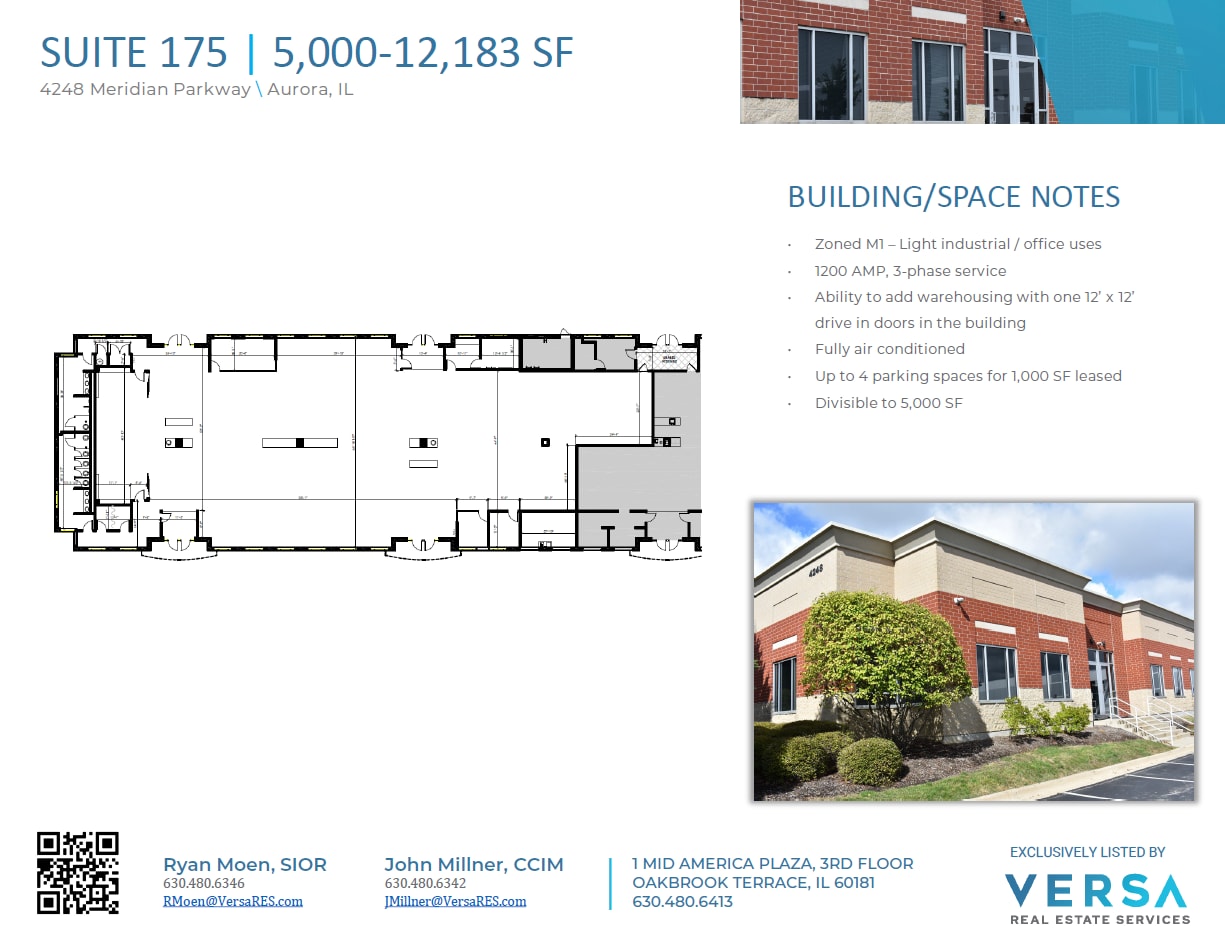 4222-4248 Meridian Pky, Aurora, IL à louer Plan d’étage– Image 1 sur 3