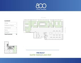 800 Third Ave, New York, NY à louer Plan d’étage– Image 1 sur 5