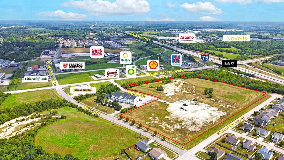 351 Hotel Ct, Berea, KY à vendre - Aérien – Image 2 sur 8