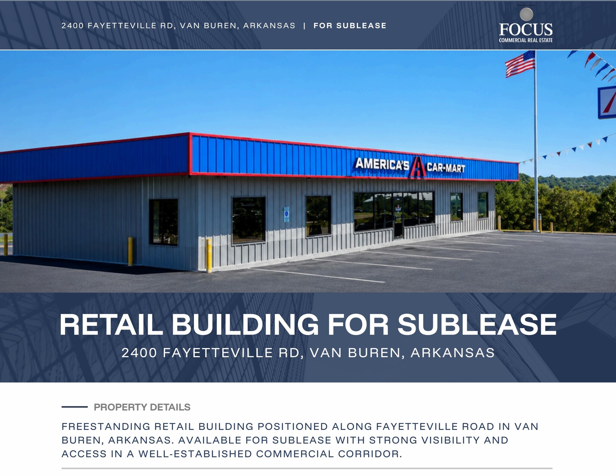 2400 Fayetteville Rd, Van Buren, AR à louer Photo principale– Image 1 sur 2
