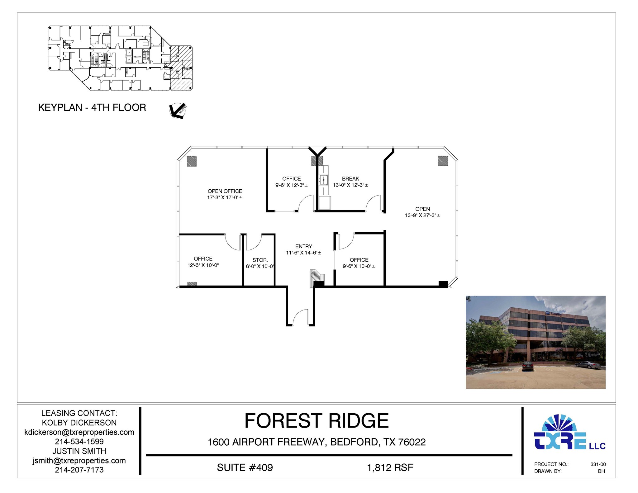 1600 Airport Fwy, Bedford, TX à louer Plan d’étage– Image 1 sur 1