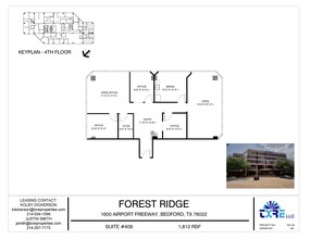 1600 Airport Fwy, Bedford, TX à louer Plan d’étage– Image 1 sur 1