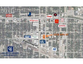 121 E Fifth St, Storm Lake, IA - Vue aérienne vue de carte