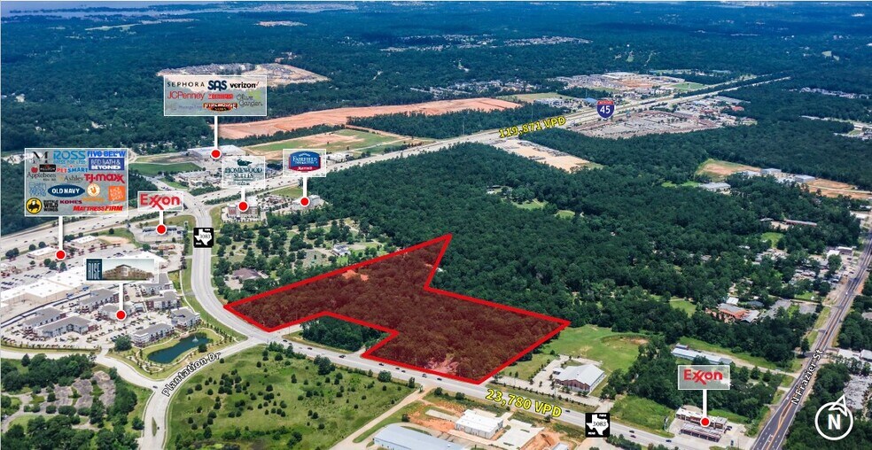 FM 3083 @ Plantation Dr, Conroe, TX à vendre - Photo de l’immeuble – Image 1 sur 2