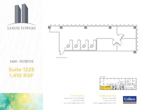 3400 Peachtree Rd NE, Atlanta, GA à louer Plan d’étage– Image 1 sur 1