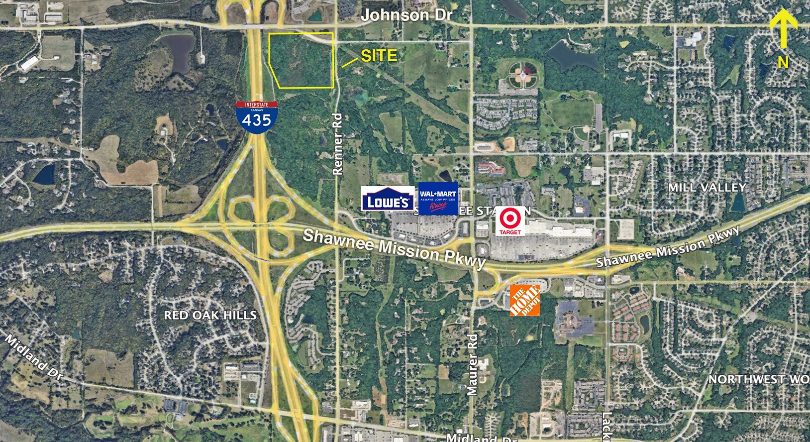 SEC of I-435 & Johnson Dr dr, Shawnee, KS à vendre Photo de l’immeuble– Image 1 sur 2