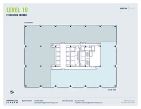 909 Fannin St, Houston, TX à louer Plan d’étage– Image 1 sur 1