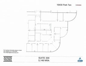 16340 Park Ten Place Dr, Houston, TX à louer Plan d’étage– Image 1 sur 1