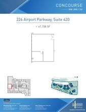 224 Airport Pkwy, San Jose, CA à louer Plan d’étage– Image 1 sur 1