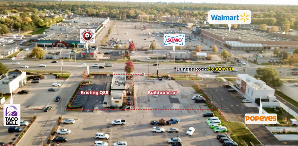 1158 E Dundee Rd, Palatine, IL à louer - Photo de l’immeuble – Image 1 sur 4