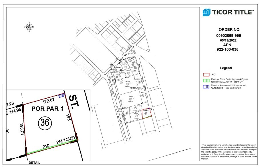 28879 Old Town Front St, Temecula, CA à vendre - Plan cadastral – Image 2 sur 2