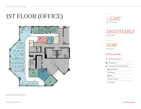999 Baker Way, San Mateo, CA à louer Plan d’étage– Image 1 sur 1