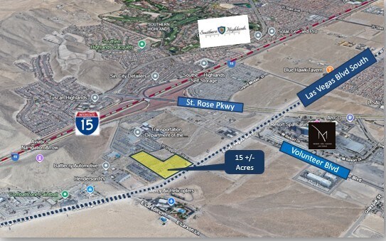 15 Acres Las Vegas & Welpman blvd, Henderson, NV à vendre - Photo principale – Image 1 sur 5