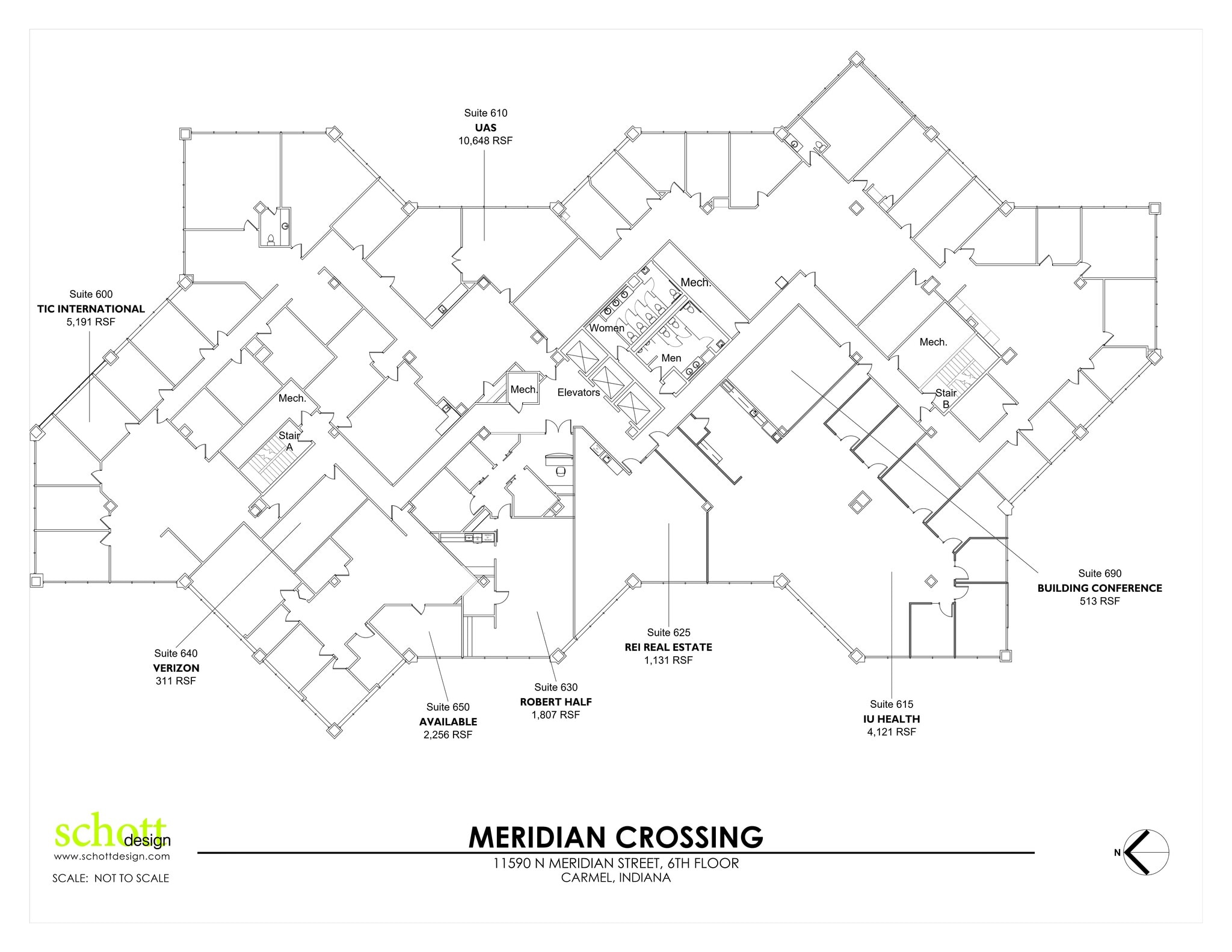 11590 N Meridian St, Carmel, IN à louer Plan de site– Image 1 sur 1