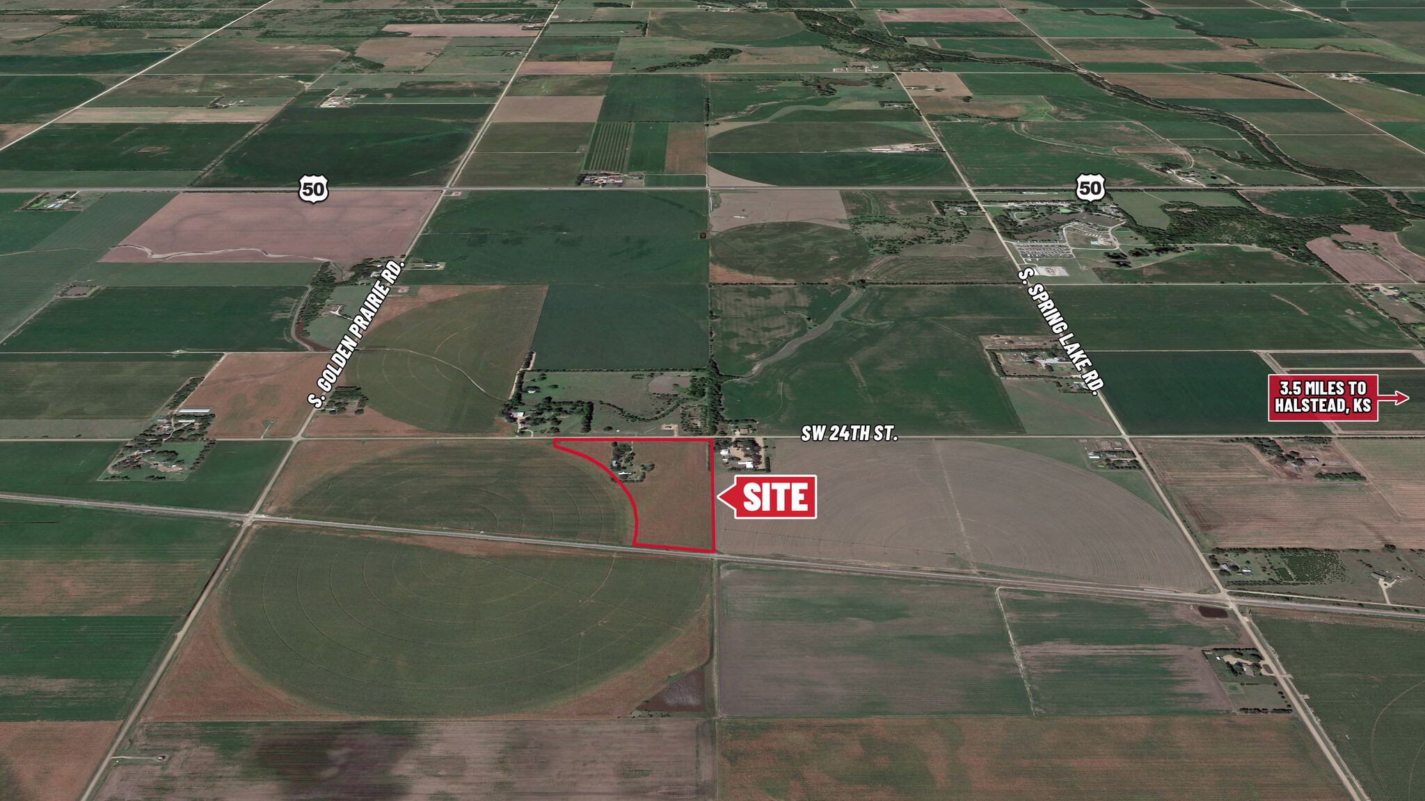 15105 SW 24th St, Halstead, KS à vendre Photo principale– Image 1 sur 8