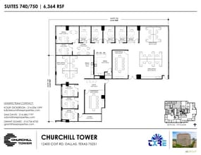 12400 Coit Rd, Dallas, TX à louer Plan d’étage– Image 2 sur 2