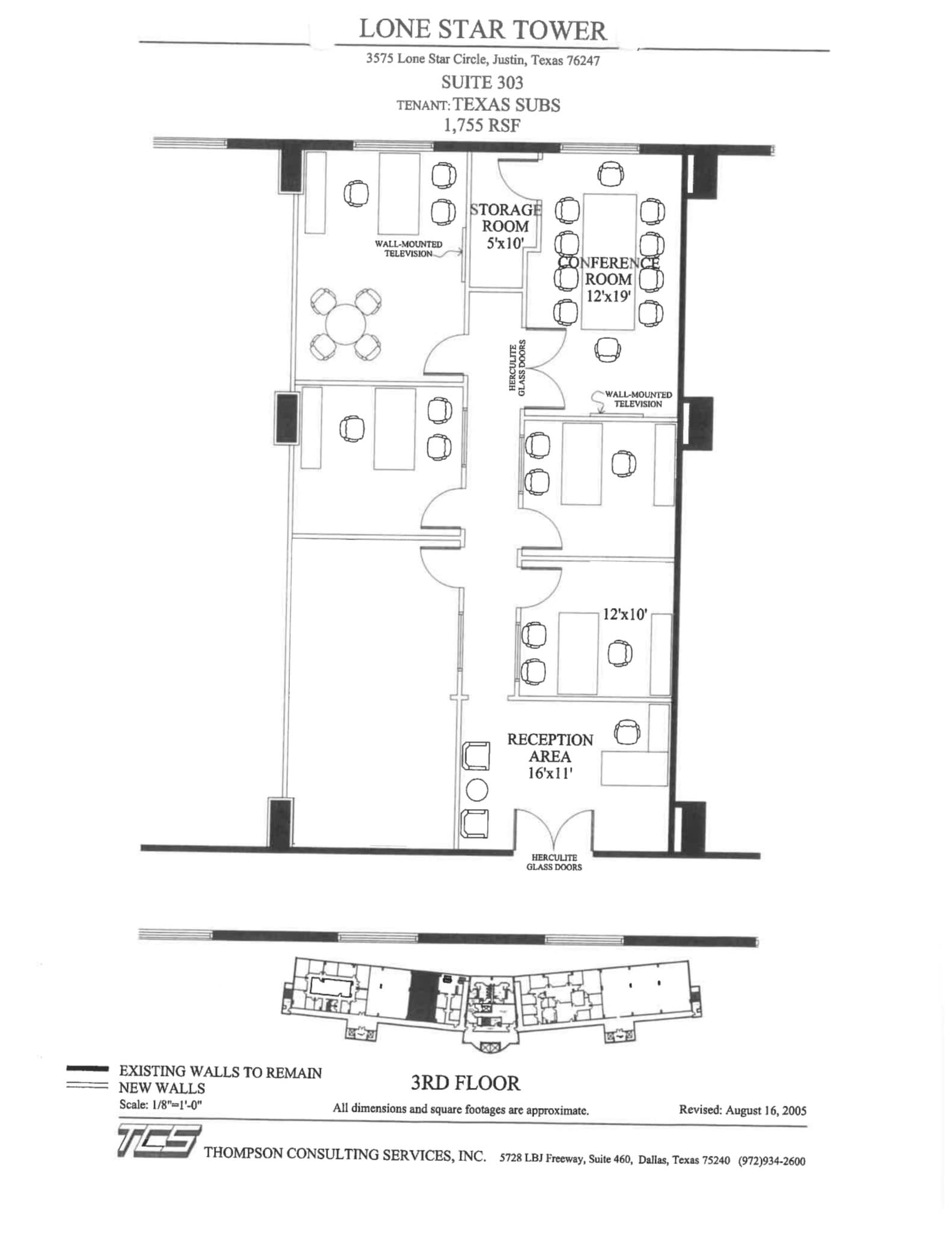 3575 Lone Star Cir, Fort Worth, TX à louer Plan de site– Image 1 sur 1