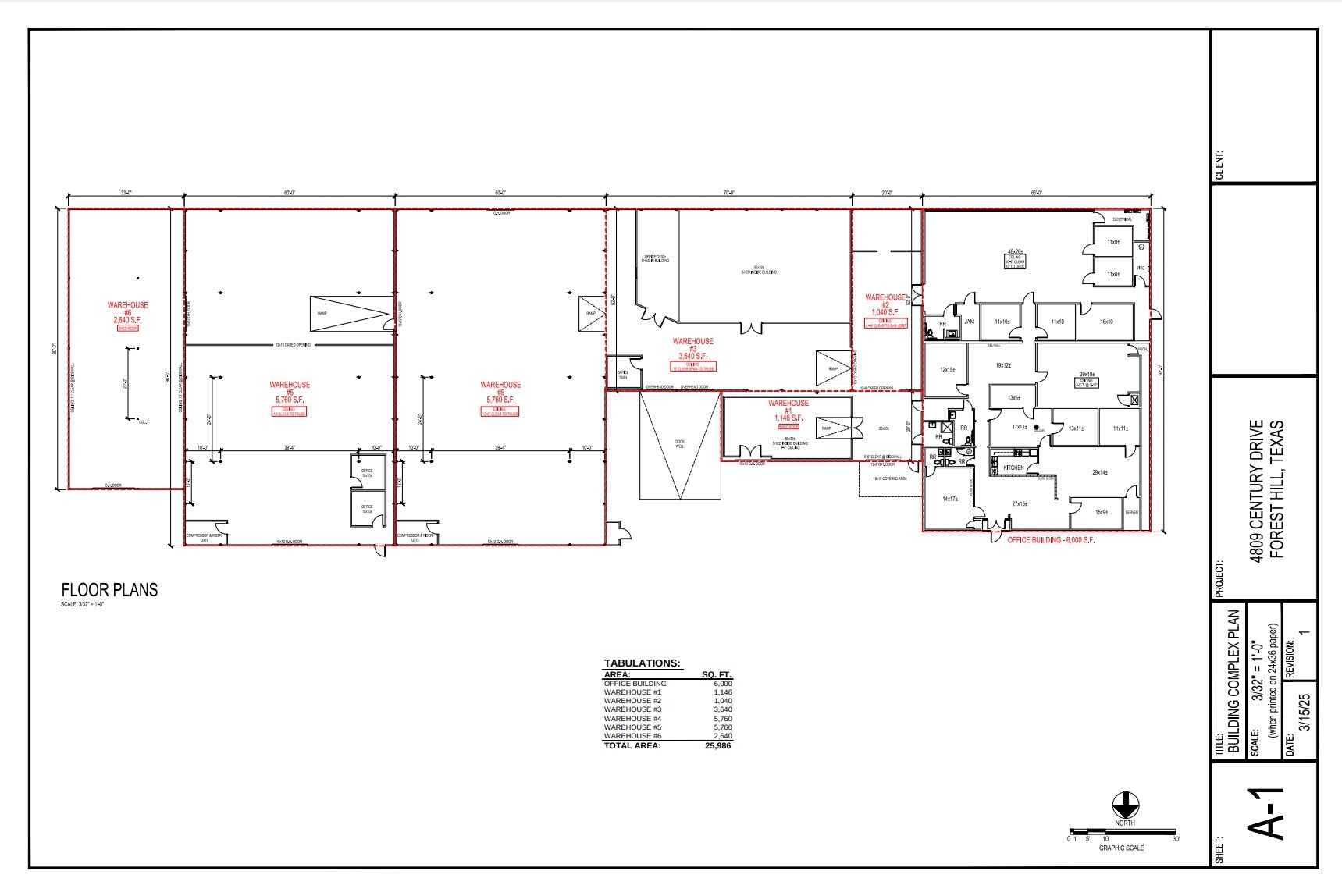 4809 Century Dr, Forest Hill, TX à louer Plan d’étage– Image 1 sur 1