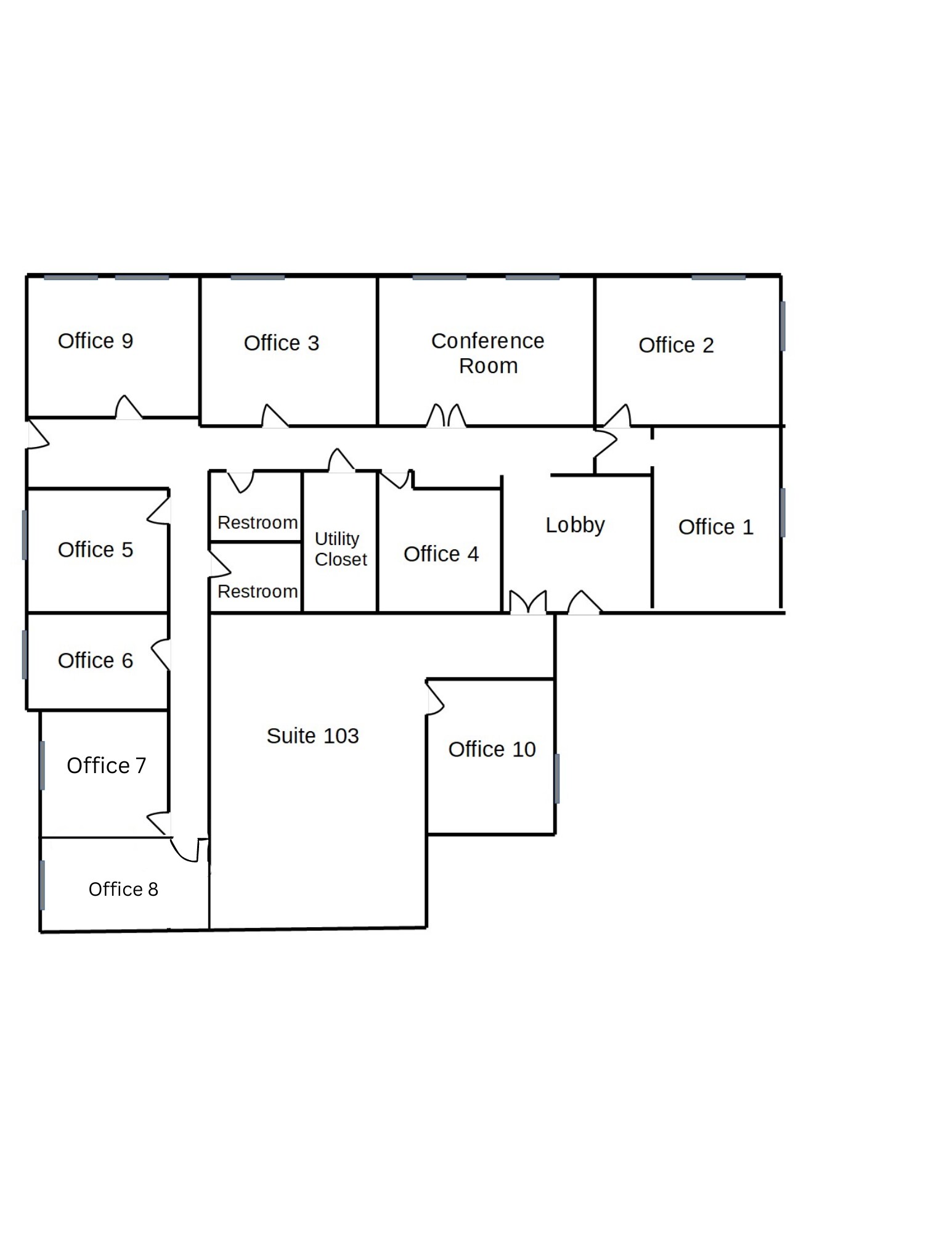 1161 Bethel Rd, Columbus, OH à louer Plan d’étage– Image 1 sur 1