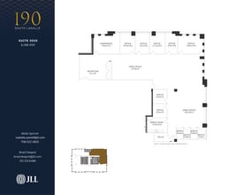 190 S La Salle St, Chicago, IL à louer Plan d’étage– Image 1 sur 1