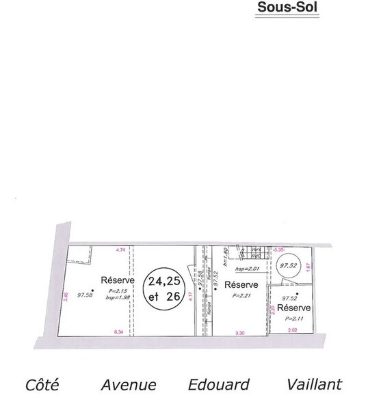 Local commercial dans Boulogne-Billancourt à louer - Plan d’étage – Image 3 sur 4