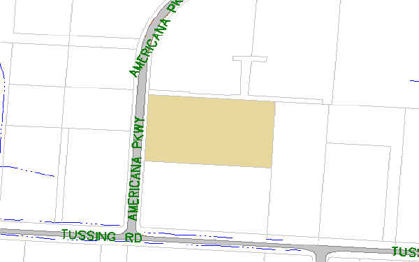 6901 Americana Pky, Columbus, OH à louer - Plan cadastral – Image 2 sur 7