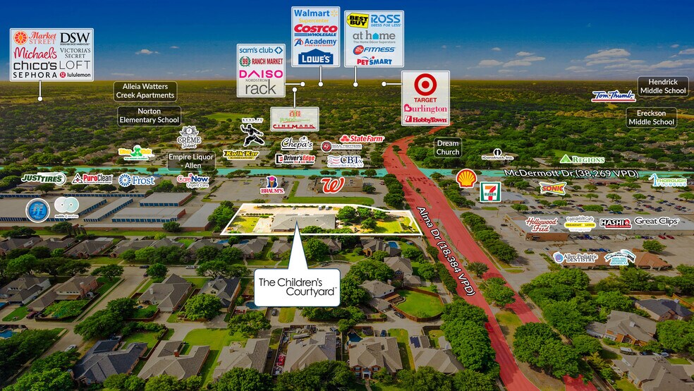 210 N Alma Rd, Allen, TX à vendre - Photo de l’immeuble – Image 2 sur 5