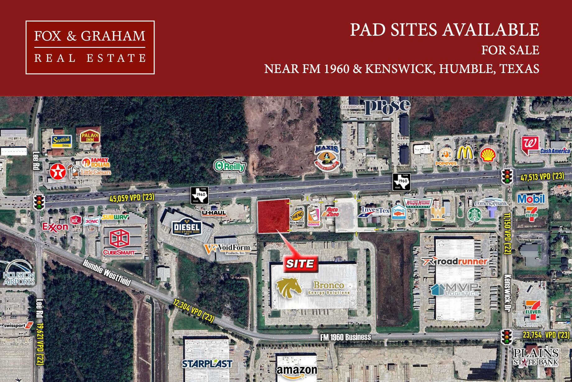 FM 1960, Humble, TX à vendre Aérien– Image 1 sur 6