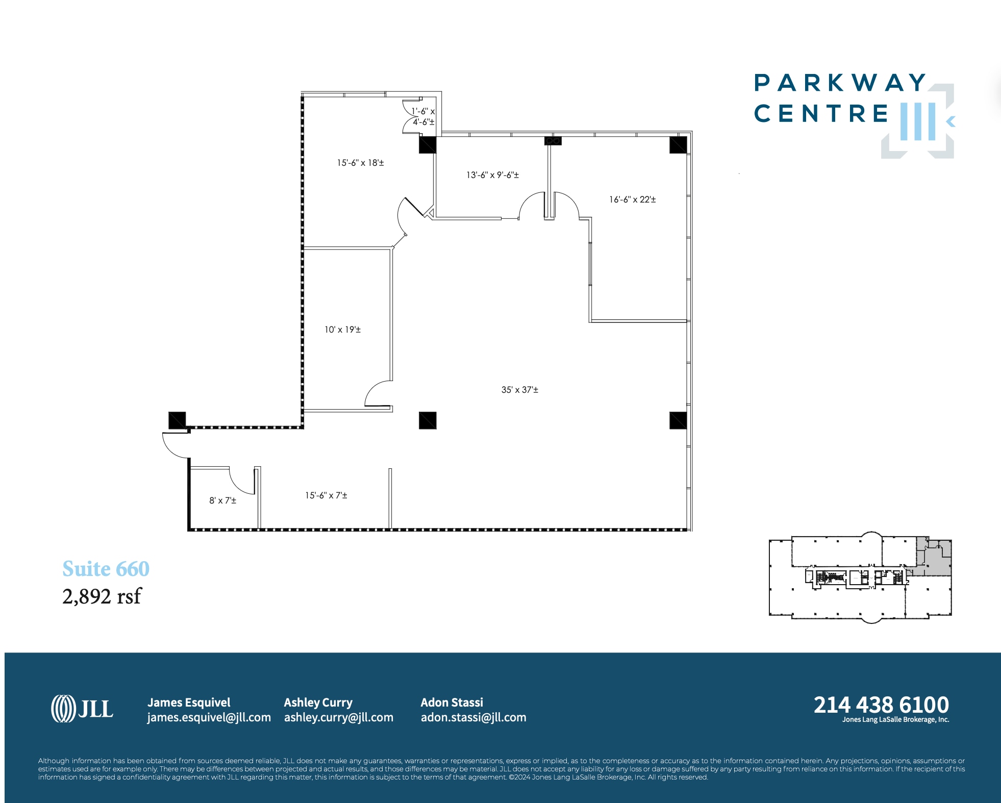 2745 Dallas Pky, Plano, TX à louer Plan d’étage– Image 1 sur 1