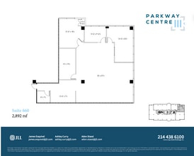 2745 Dallas Pky, Plano, TX à louer Plan d’étage– Image 1 sur 1