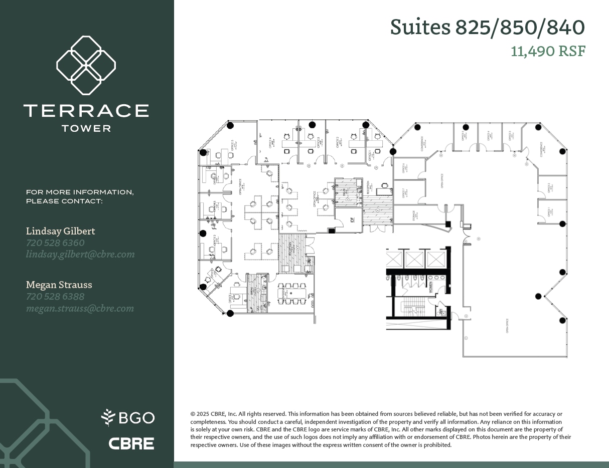 5619 Dtc Pky, Greenwood Village, CO à louer Plan d’étage– Image 1 sur 2