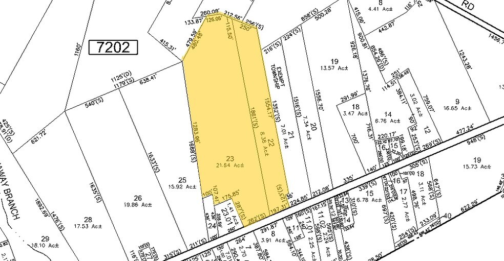 1720 Harding Hwy, Franklin Township, NJ à vendre - Plan cadastral – Image 2 sur 5