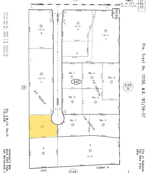 Indiana Ct, Redlands, CA à vendre - Plan cadastral – Image 3 sur 10