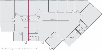 312-326 Cloister Ct, Chapel Hill, NC à louer Plan d’étage– Image 1 sur 1