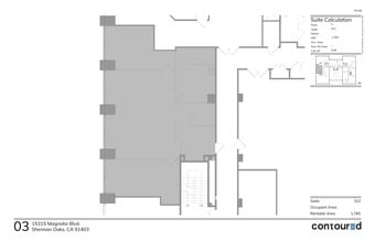 15315 Magnolia Blvd, Sherman Oaks, CA à louer Plan de site– Image 1 sur 1