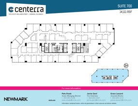 1873 S Bellaire St, Denver, CO à louer Plan d’étage– Image 1 sur 1